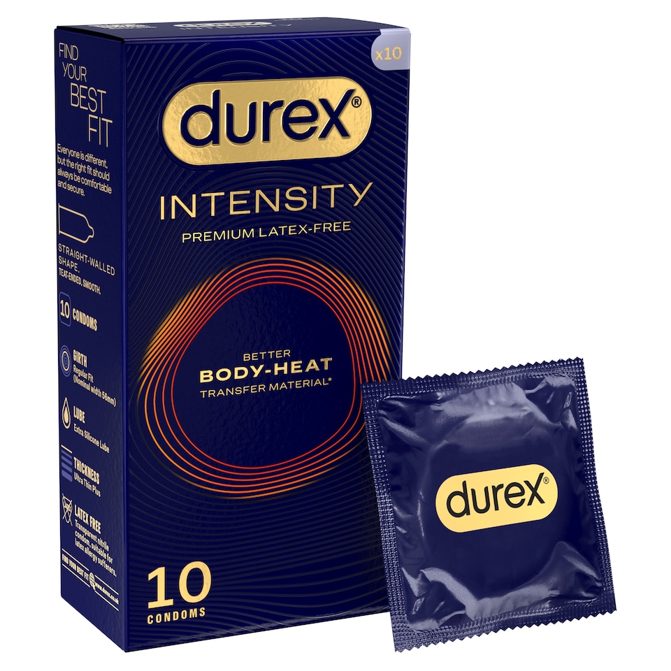 image 1 of Durex Intensity Premium Latex-Free Condoms 10s