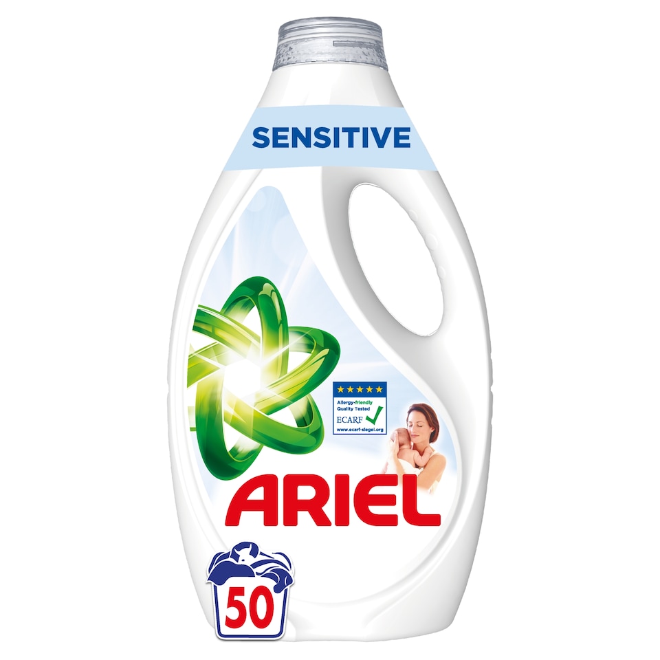 Ariel Sensitive Skin Clean & Fresh Mosószer 2.25l, 50 Mosáshoz  1. kép