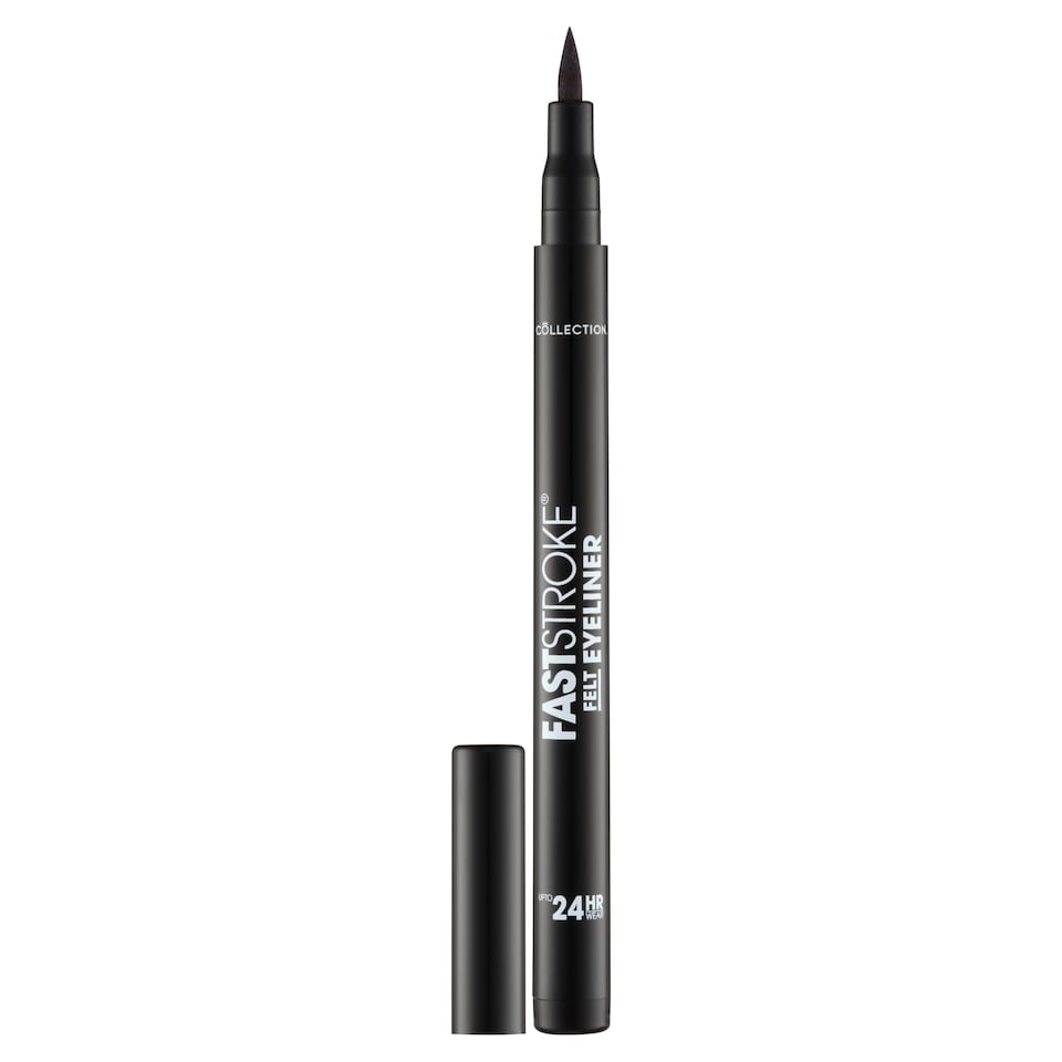 image 1 of Collection Fast Stroke Felt Eyeliner 1 Black
