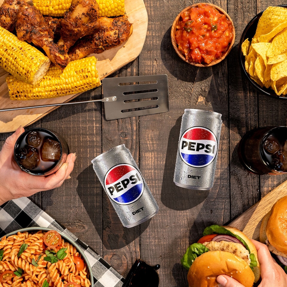 image 1 of Diet Pepsi Cola Cans 24x330ml