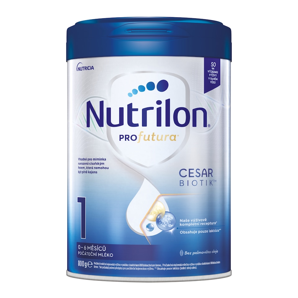 obrázok 1 z NUTRILON Profutura Cesarbiotik 1 počiatočné dojčenské mlieko 800g