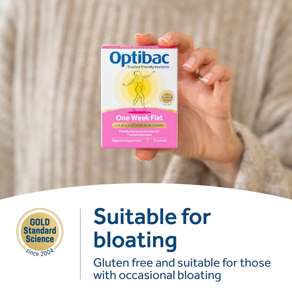 image 1 of Optibac Probiotics One Week Flat - 7 Sachets