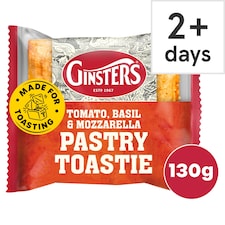Ginsters Tomato Basil Mozzarella Pastry Toastie 130g 