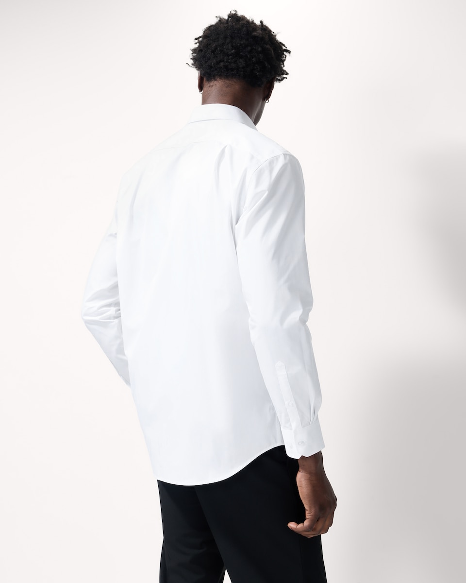 image 1 of F&F 2-Pack Regular Fit Easy Iron Long Sleeved Formal Shirts in White