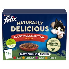 Felix Cat Food Countryside Selection In Jelly 12X80g