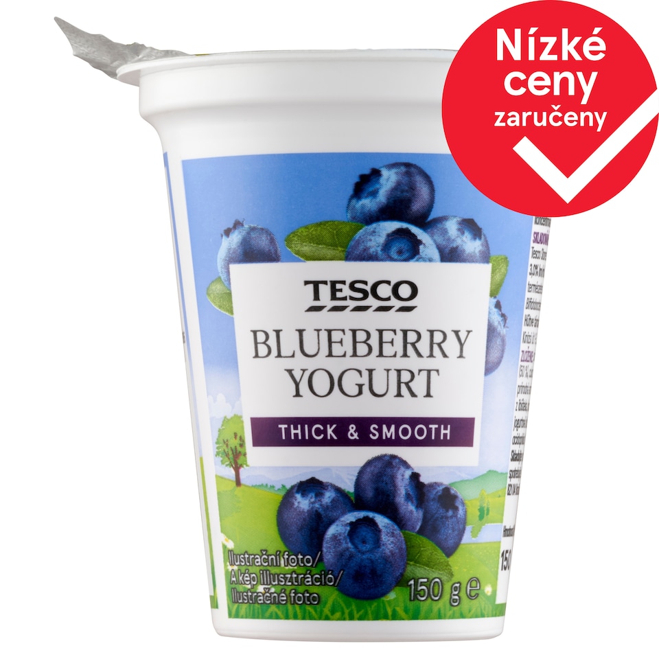 Tesco Jogurt borůvkový 150g