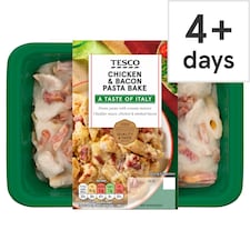 Tesco Chicken & Bacon Pasta Bake 400G