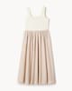 image 4 of F&F Colour Block Midi Dress in Neutral