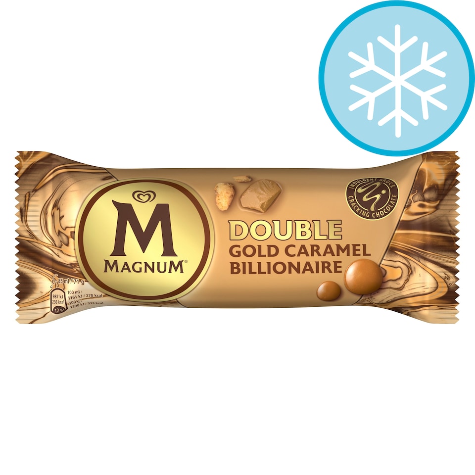 image 1 of Magnum Double Gold Caramel Billionaire Ice Cream Stick 85ml