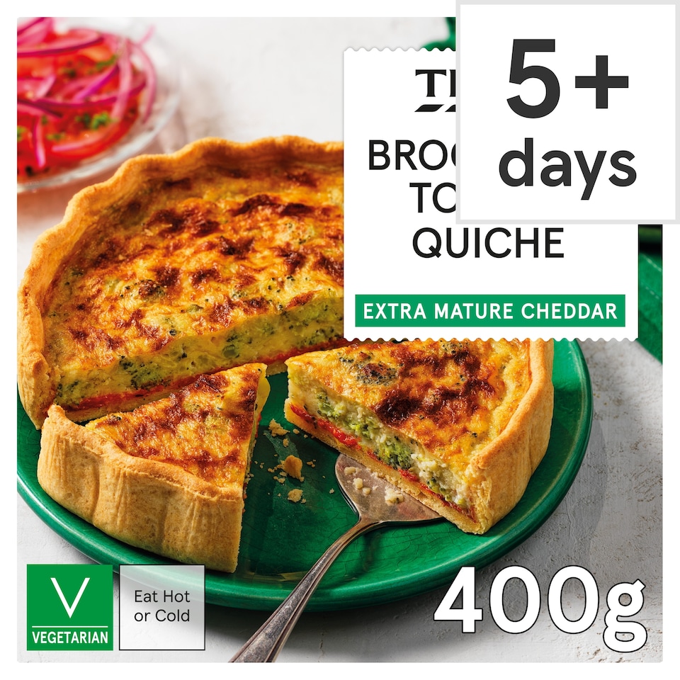 Tesco Broccoli Tomato Quiche 400g
