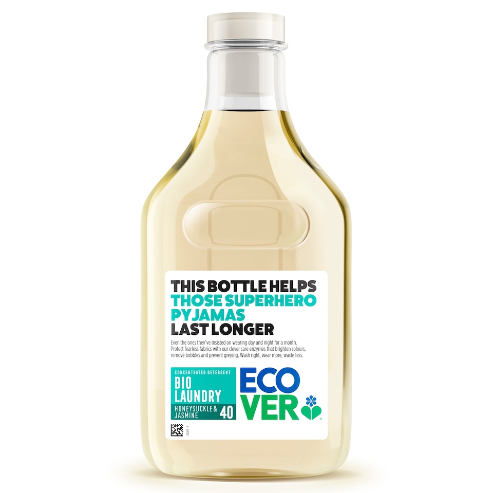image 1 of Ecover Bio Concentrated Laundry Liquid Honey Suckle & Jasmine 40 Washes 1.43 Litre