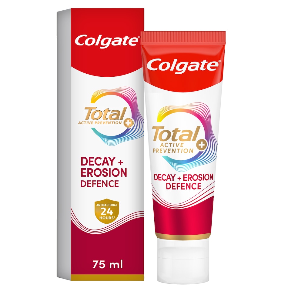 image 1 of Colgate Total Active Prevention+ Decay + Erosion Defence Toothpaste 75ml