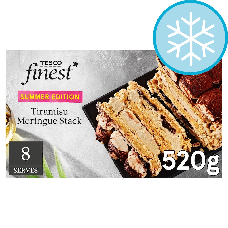 image 1 of Tesco Finest Tiramisu Meringue Stack 520g