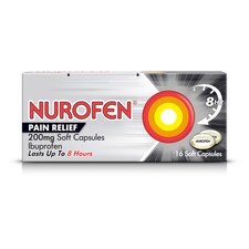 Nurofen Pain Relief Soft Capsules 200mg 16s