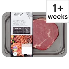 Tesco Finest Northern Irish Aberdeen Angus Ribeye Steak 227g