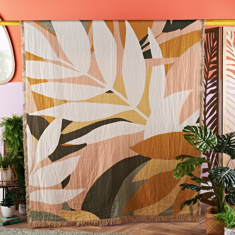 image 1 of Cosmo Living Jacquard Throw