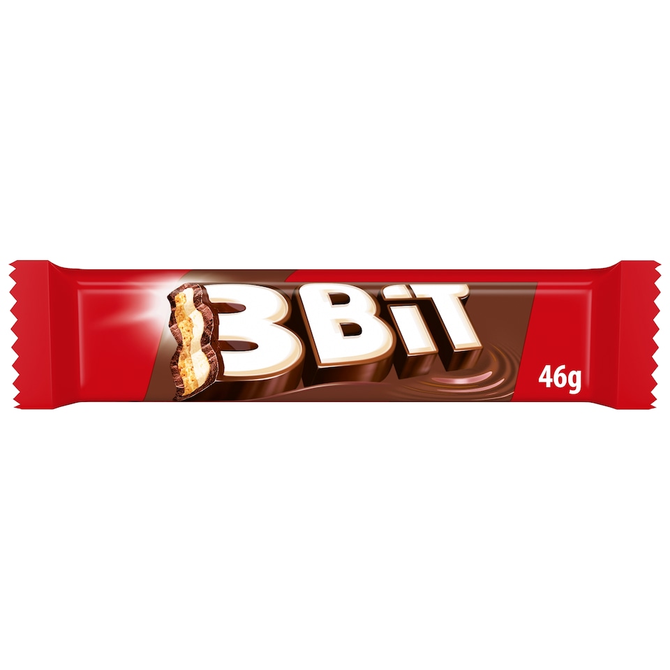 3Bit Bar with Biscuit in Milk Chocolate 46 g