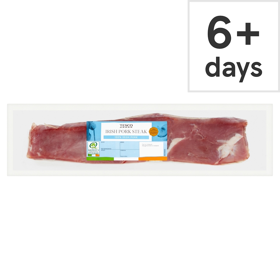 Tesco Irish Pork Steak 600G