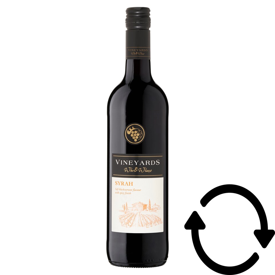 Vineyards World Wines Syrah száraz vörösbor 13% 750 ml
