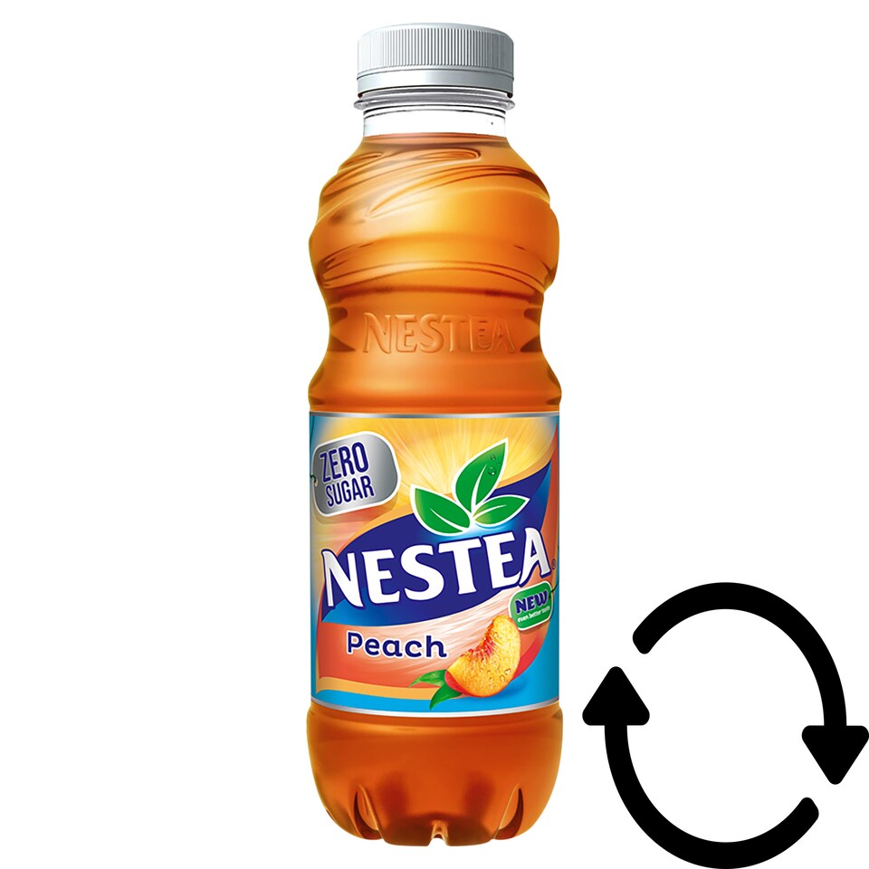 Nestea Zero Peach Flavoured Sugar-Free Tea Soft Drink with Sweeteners 0,5 l