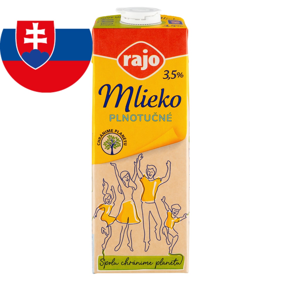 image 1 of Rajo Whole Milk 3.5% 1 L