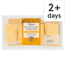 Tesco Sweetcorn Cobettes 4 Pack
