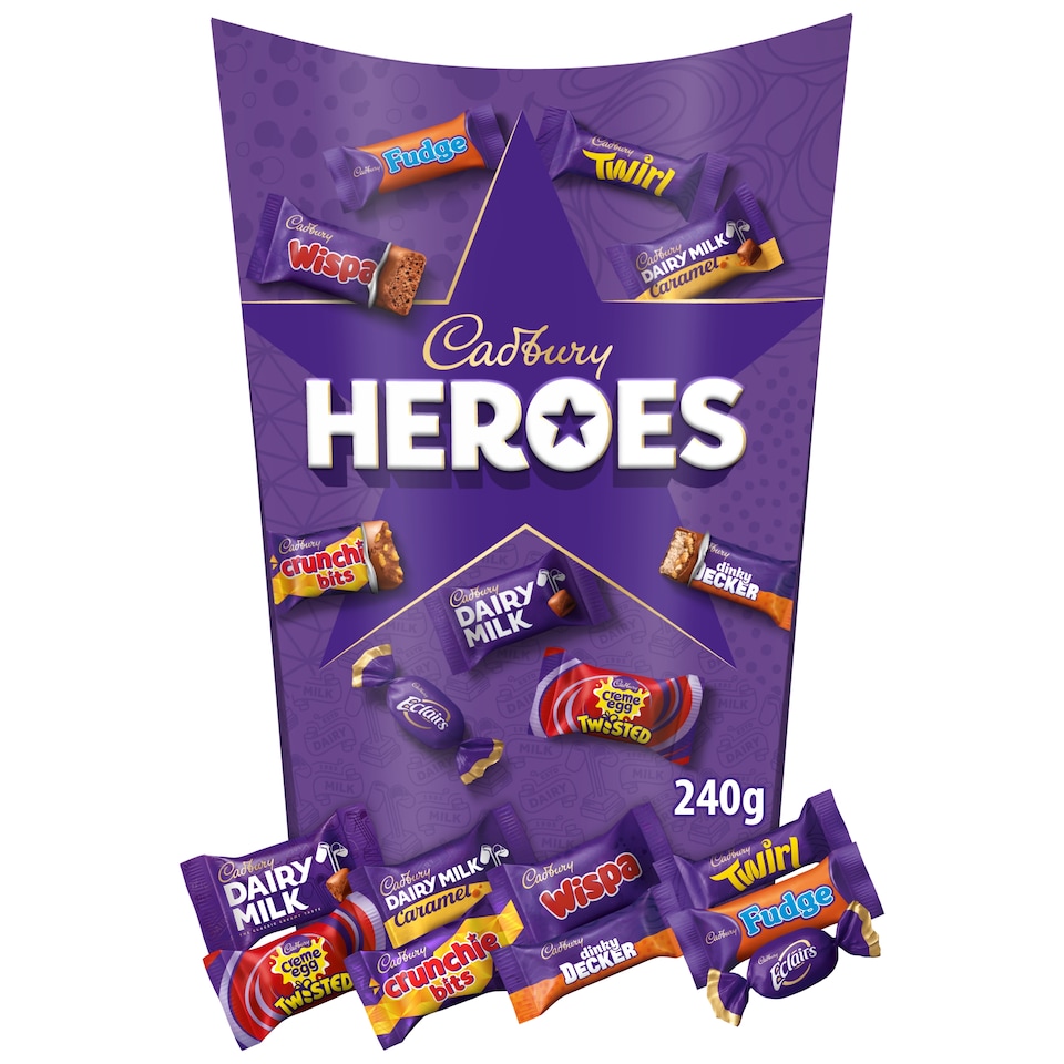 image 1 of Cadbury Heroes Chocolate Box 240g