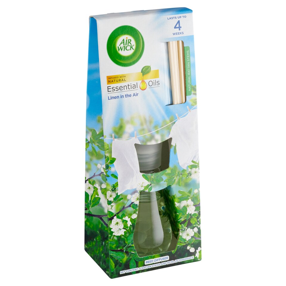 obrázok 1 z Air Wick Essential Oils Vonné tyčinky prádlo vo vánku 30 ml