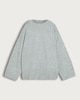 image 4 of F&F Knitted Slouchy Jumper with Wool in Grey