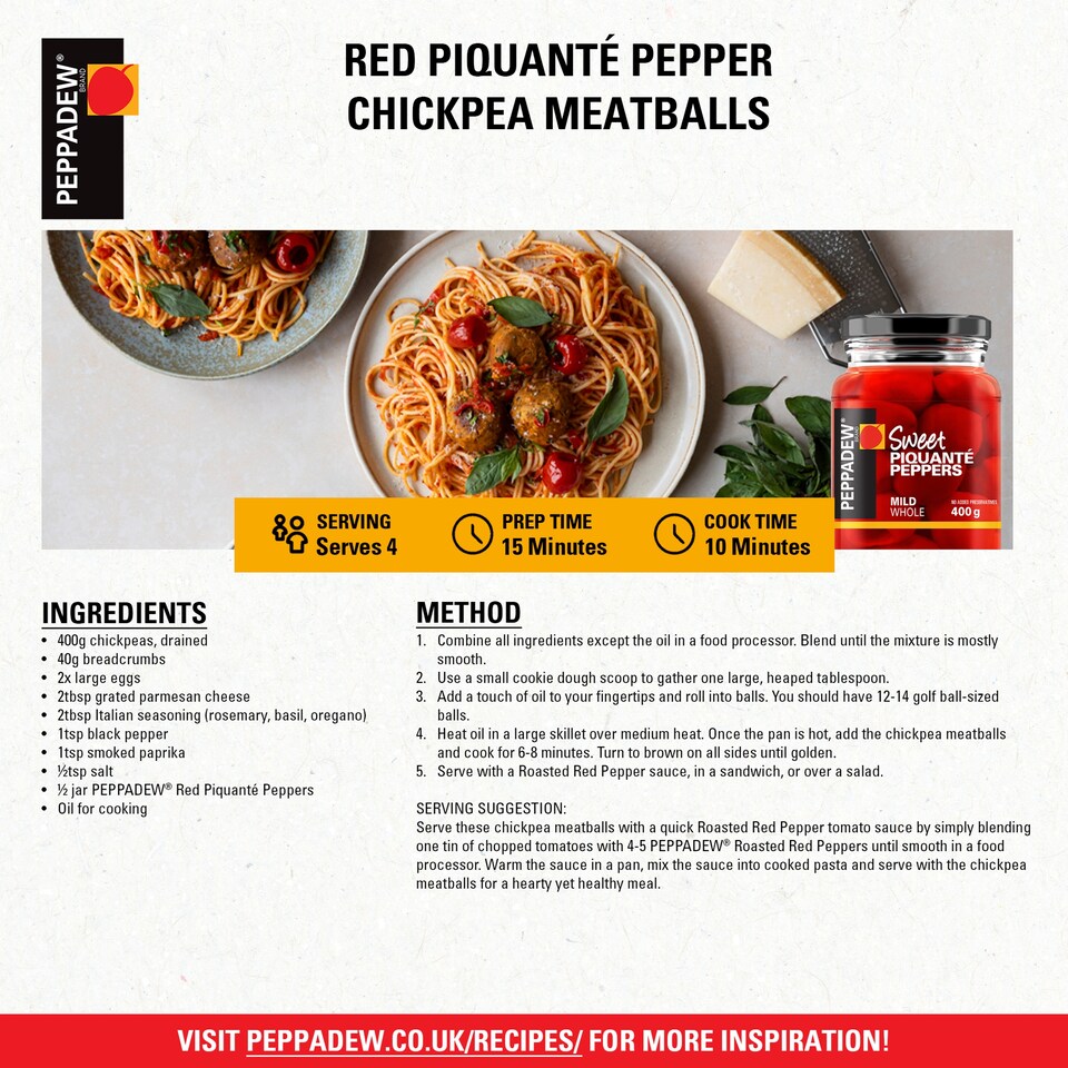 image 1 of Peppadew Sweet Piquante Mild Whole Peppers 400G