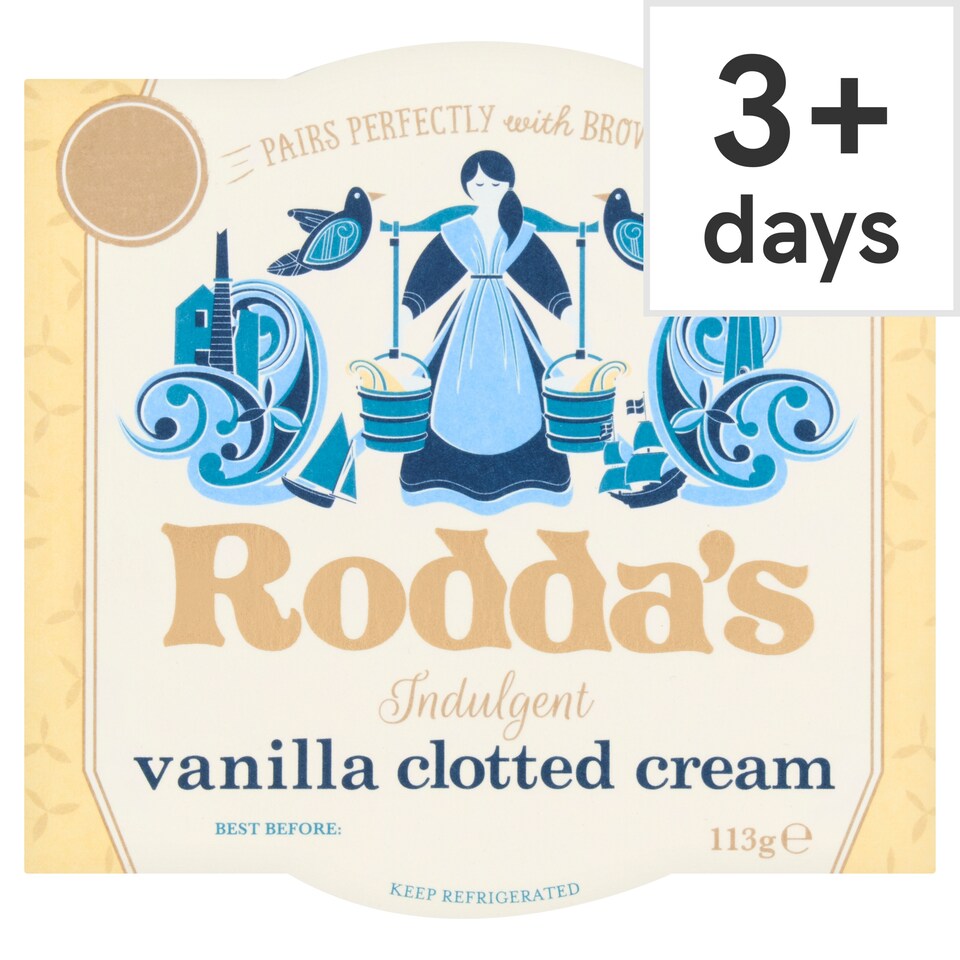 Rodda's Indulgent Vanilla Clotted Cream 113g