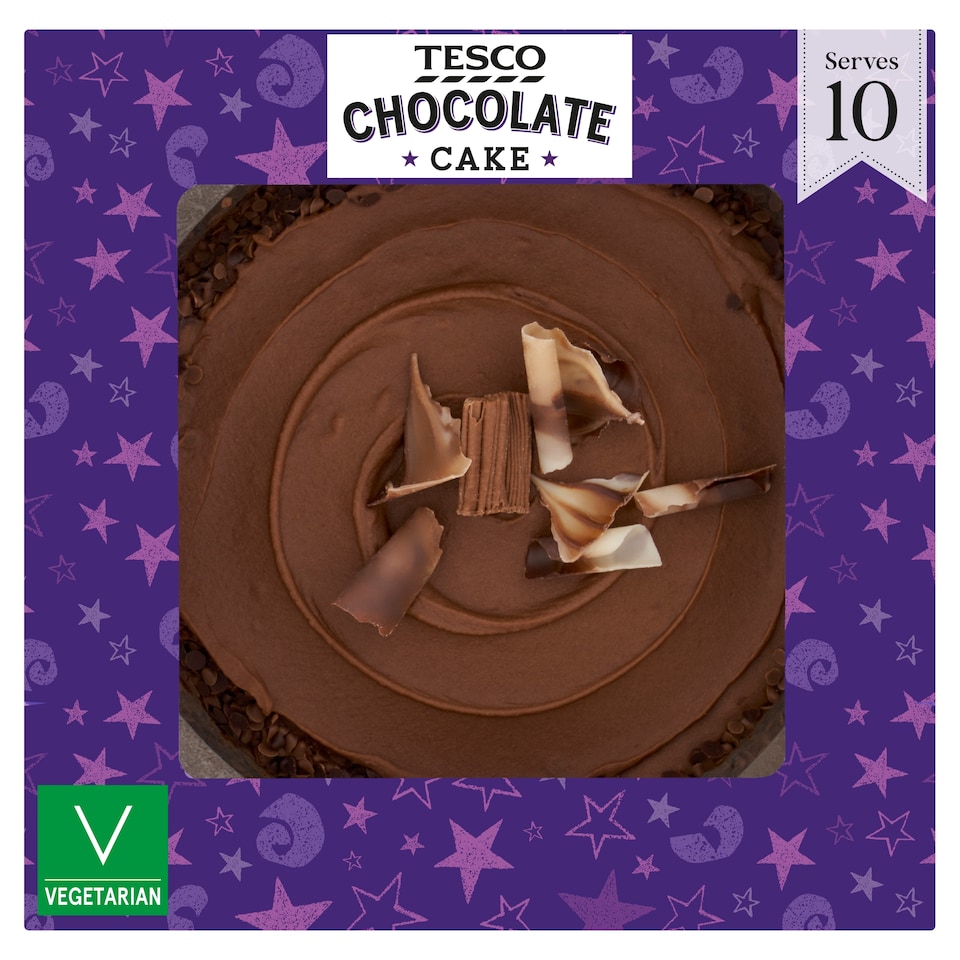 Tesco Small Chocolate Party Cake
