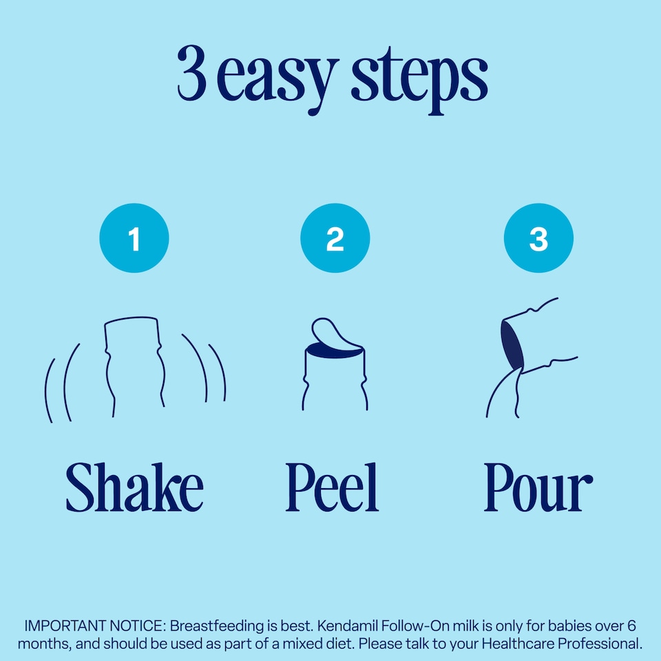 image 1 of Kendamil Follow-On Milk 6-12 Months 6 x 250ml