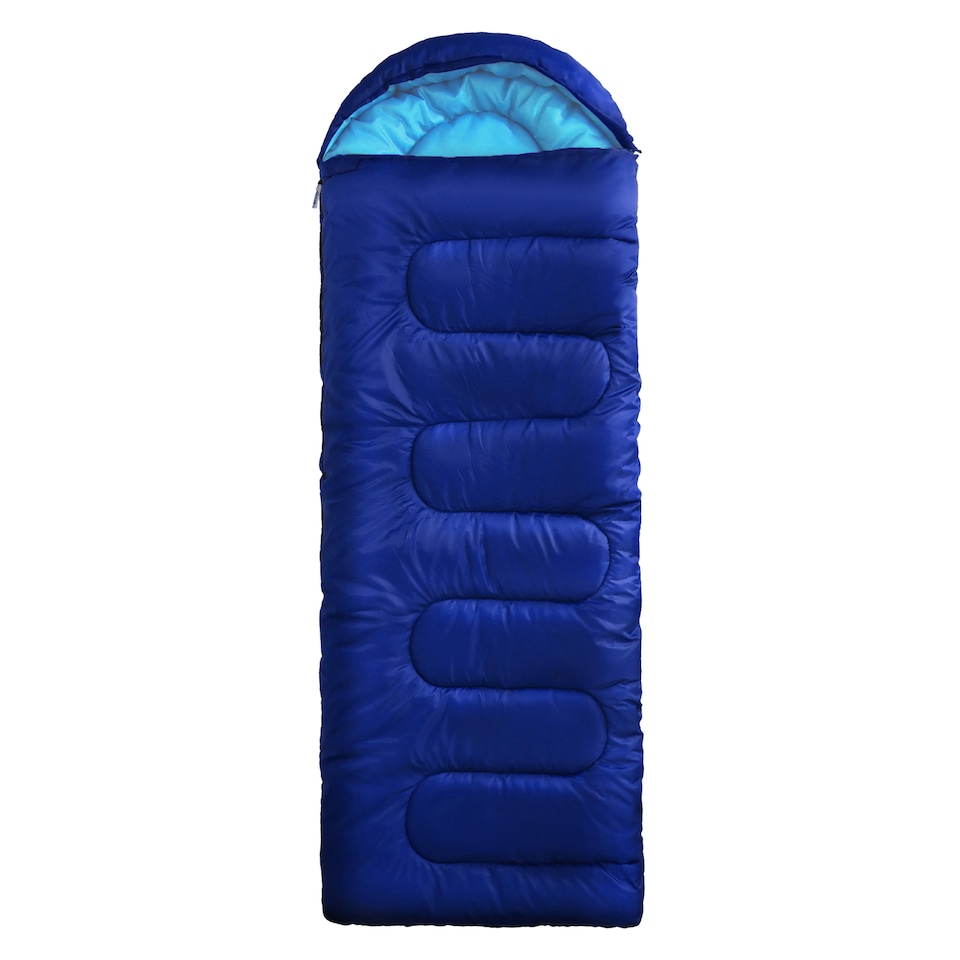Silent Night Softfill Sleeping Bag Blue Single Adult