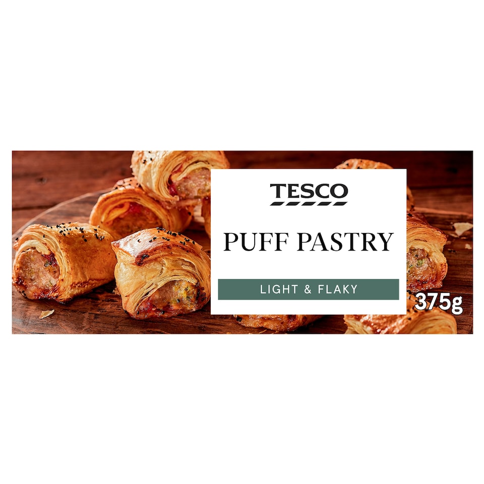Tesco Puff Pastry Ready Rolled 375G