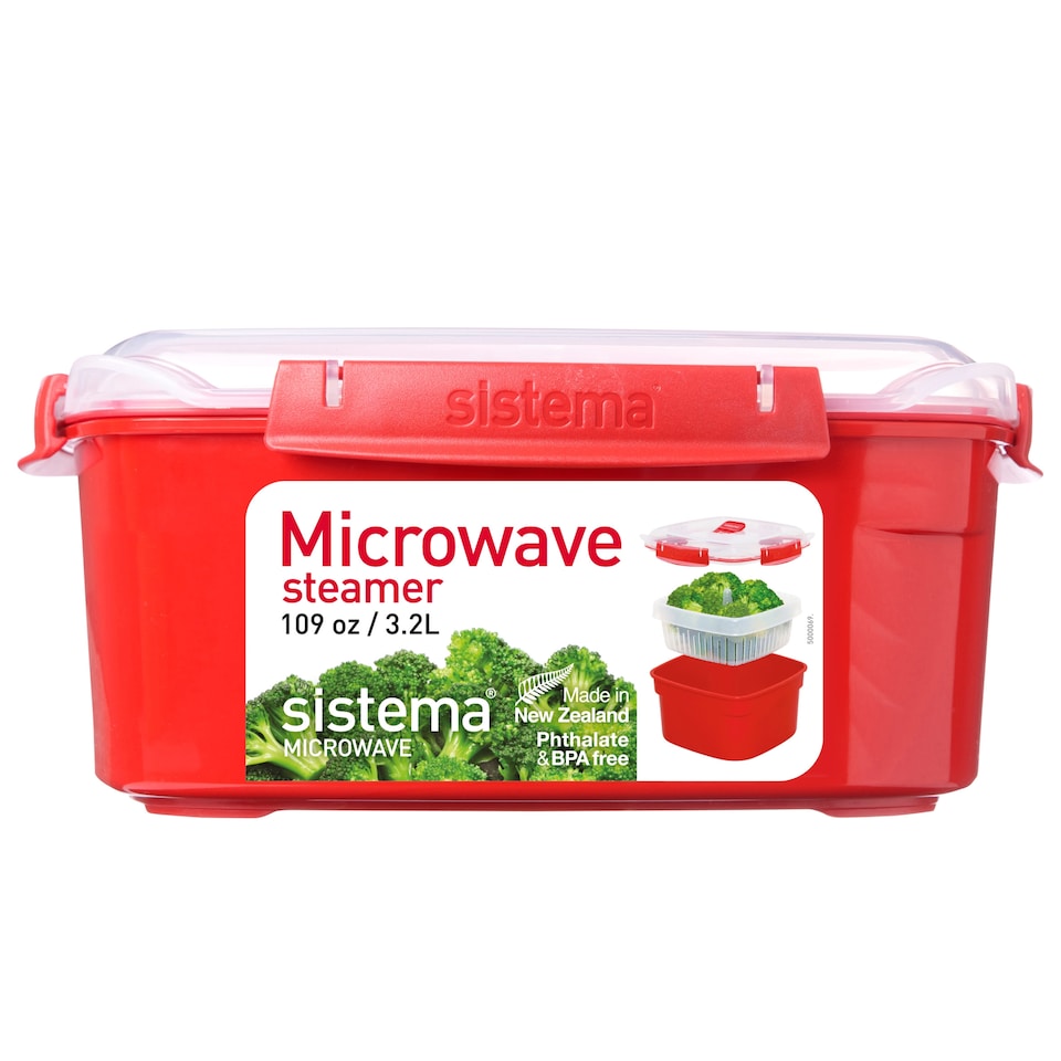 image 1 of Sistema Microwave Large Steamer 3.2L