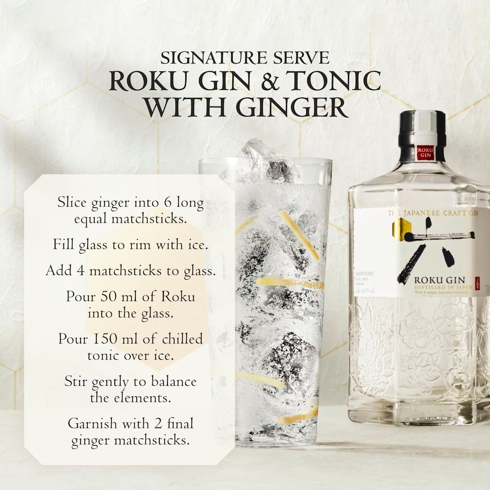 image 1 of Suntory Roku Gin 70Cl