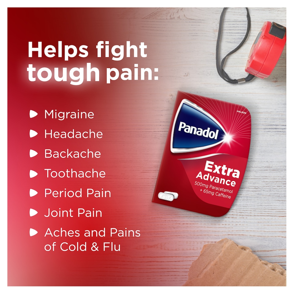 image 1 of Panadol Extra Advance Pain Relief Tablets - Paracetamol, Caffeine 14s