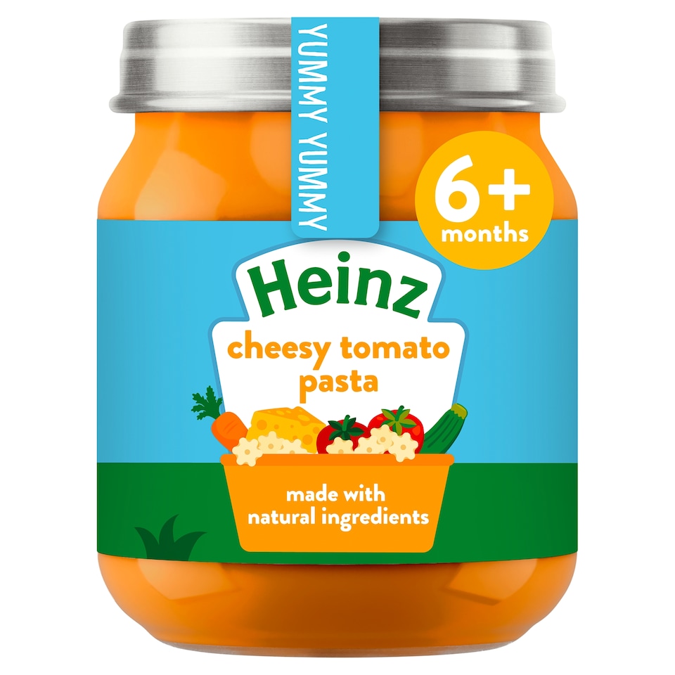 image 1 of Heinz Cheesy Tomato Pasta Baby Food Jar 120g