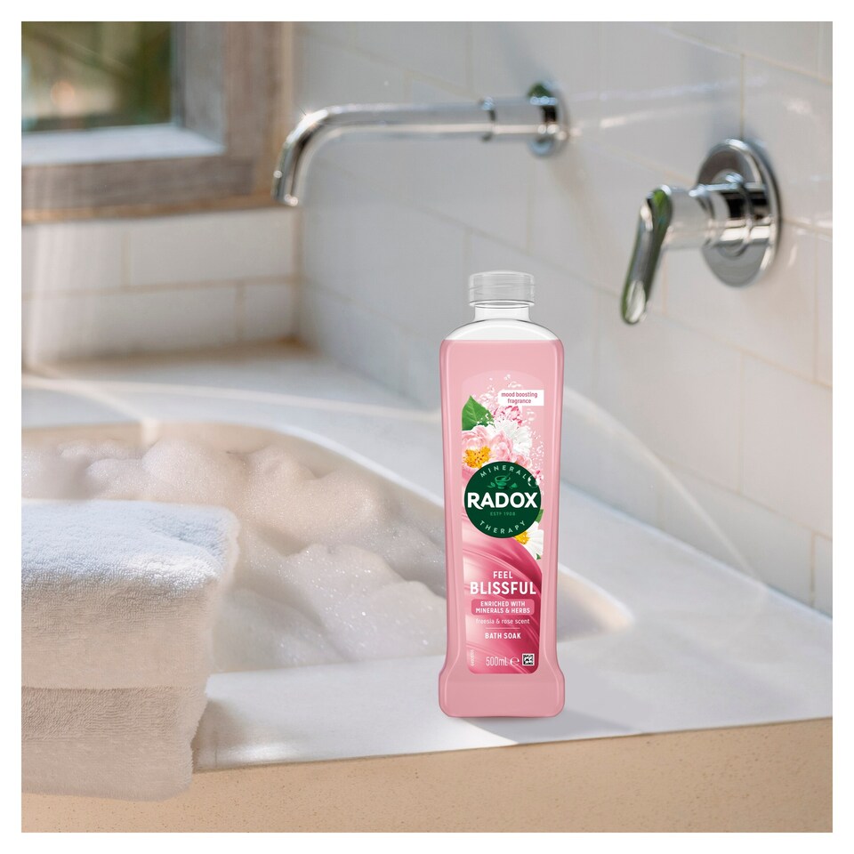 image 1 of Radox Feel Blissful Bath Soak 500Ml