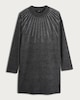 image 4 of F&F Diamanté Embellished Long Sleeved Tunic in Grey