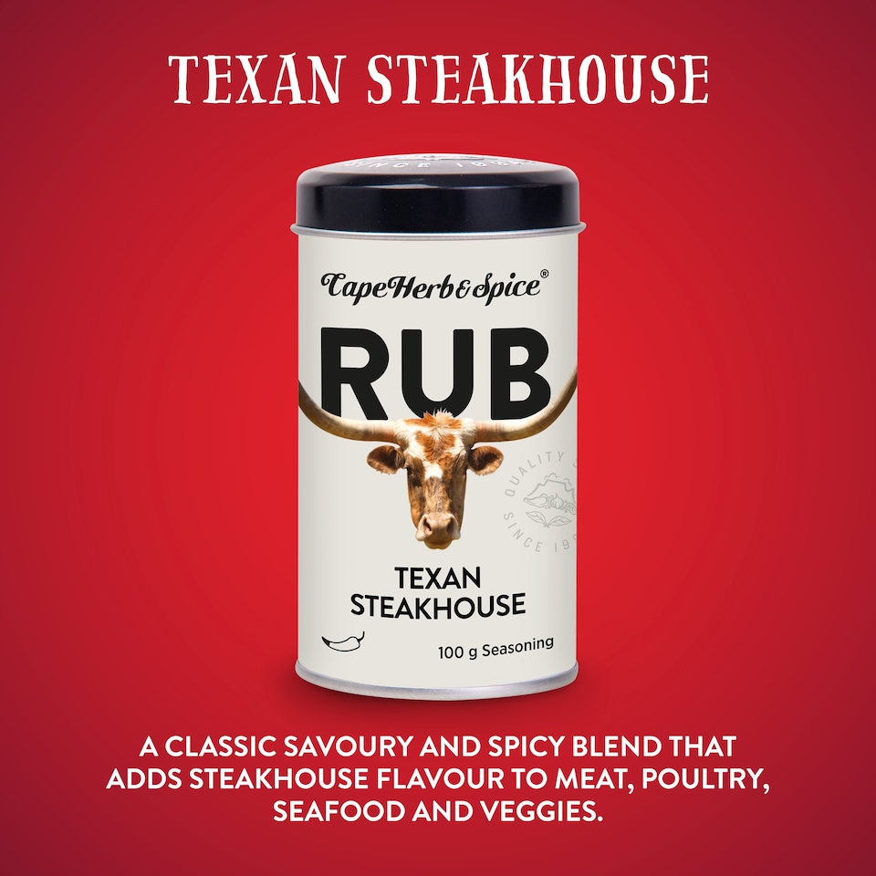 image 1 of Cape Herb & Spice Rub Texan Steakhouse Seasoning 100g