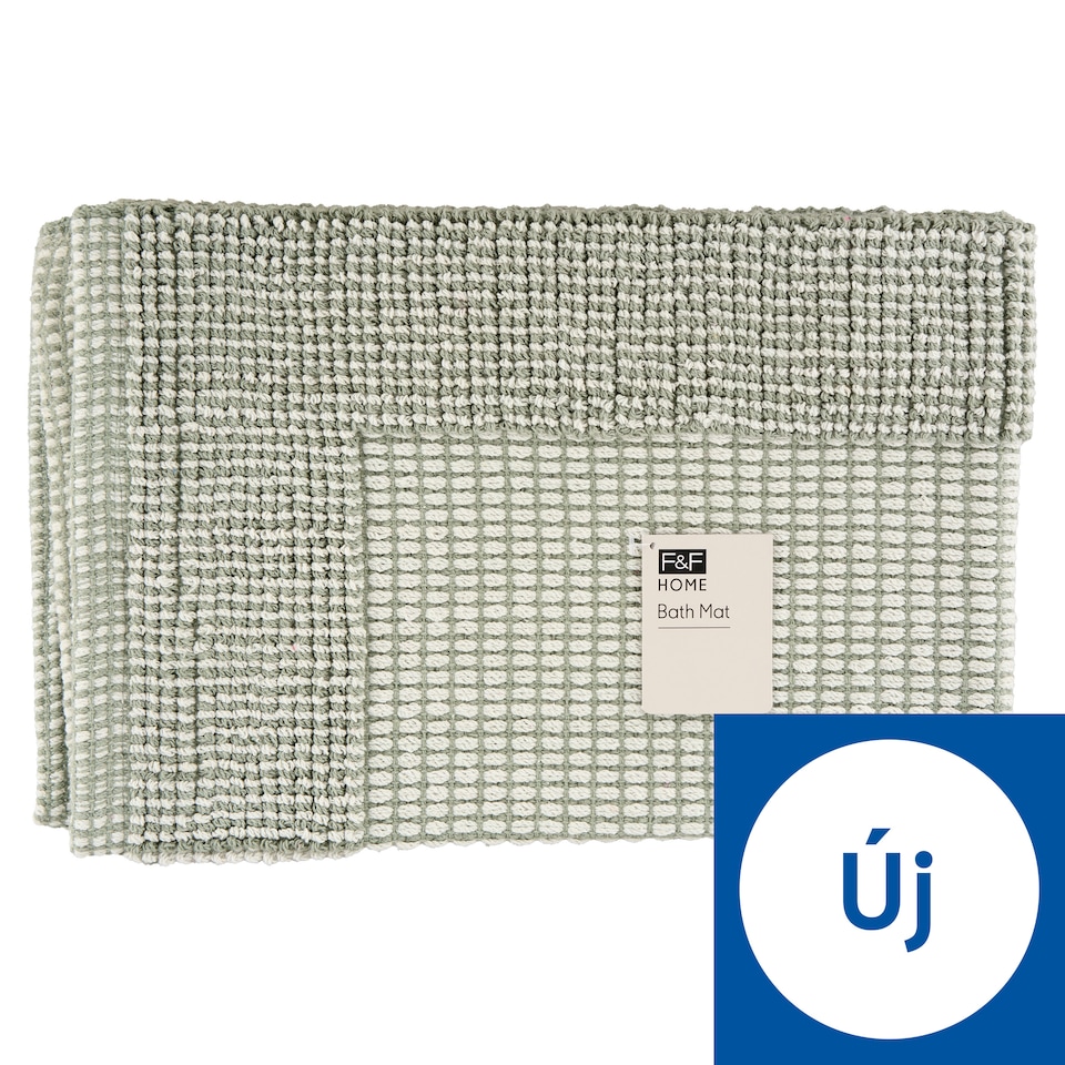 image 1 of F&F Home Green Border Bath Mat 50 cm x 80 cm