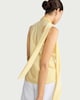image 3 of F&F Satin Cowl Scarf Neck Blouse in Yellow