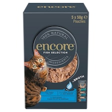 Encore Cat Fish Selection In Broth 5X50g