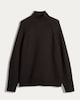 image 4 of F&F Knitted High Neck Jumper with Wool in Brown