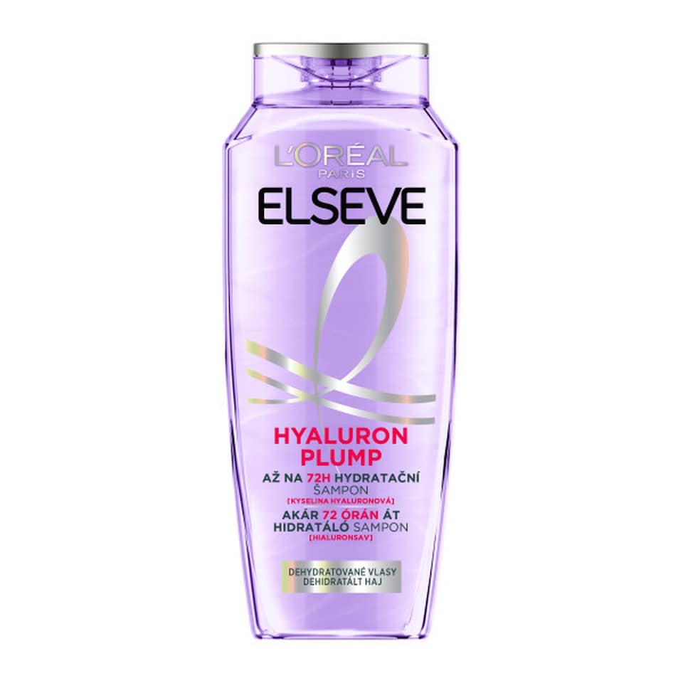 L´oréal Paris Elseve Hyaluron Plump akár 72 órán át hidratáló sampon hialuronsavval, 250 ml
