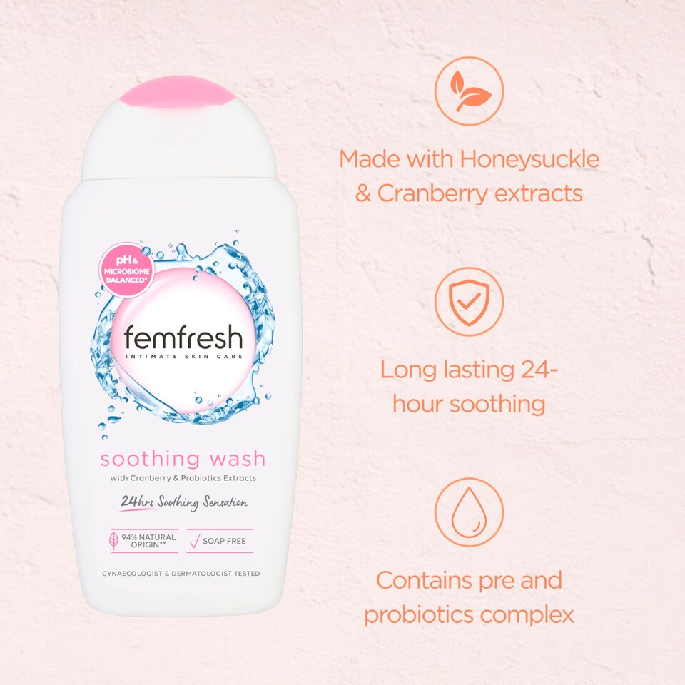 image 1 of Femfresh Soothing Wash 250Ml