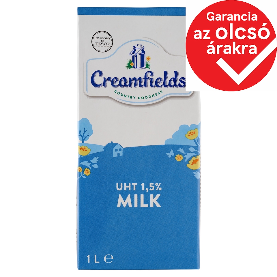 Creamfields UHT Low-Fat Milk 1,5% 1 l
