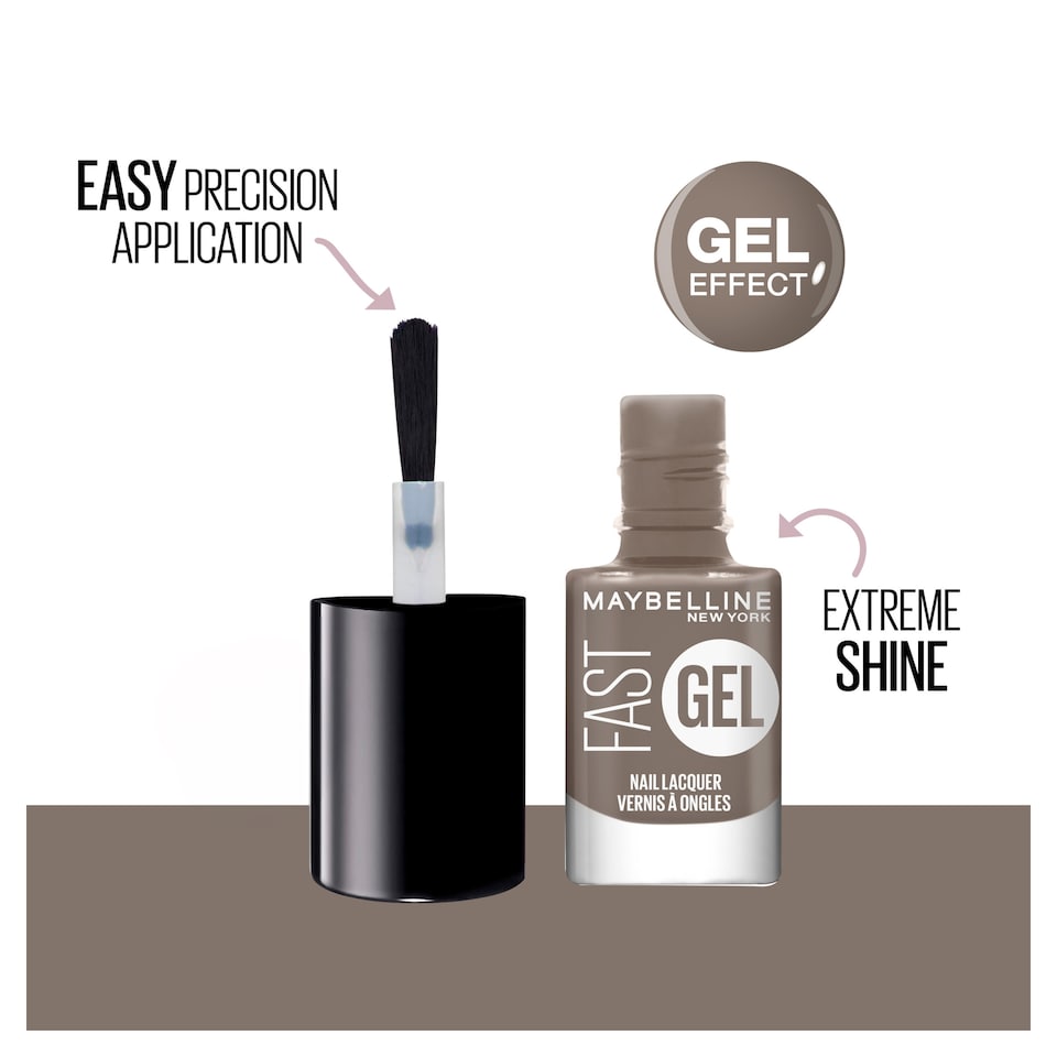 image 1 of Maybelline Fast Gel Nail Lacquer Sinful Stone 6.7Ml